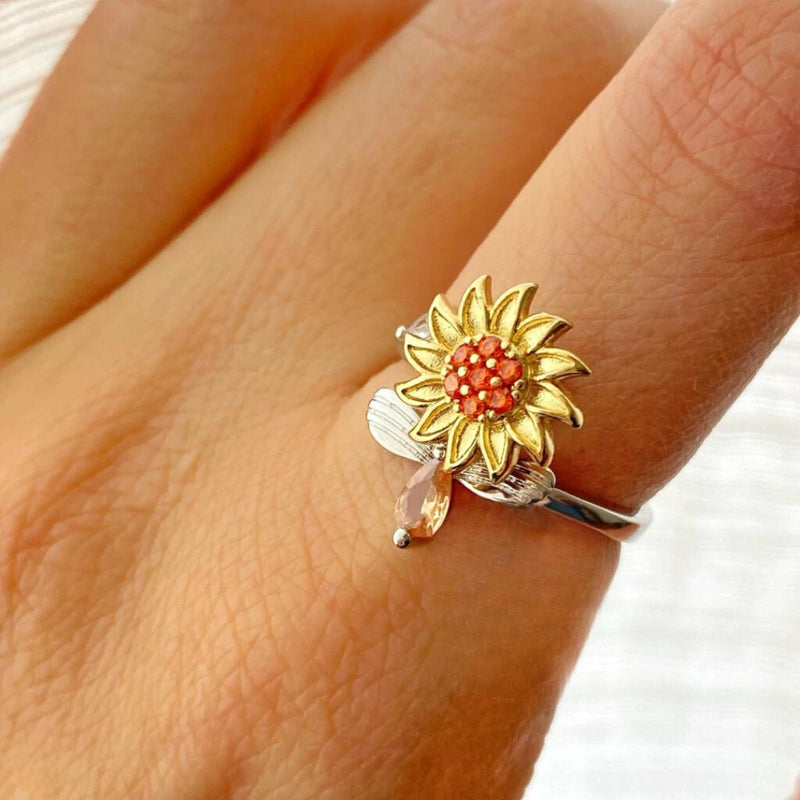 Anillo Giratorio de Girasol