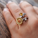 Anillo Giratorio de Girasol